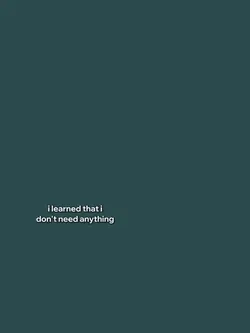 don'tneedanything