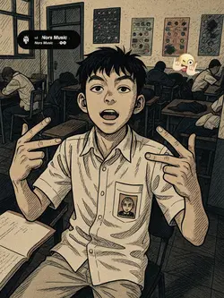 manga style school