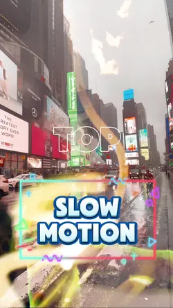 Top slow motion 