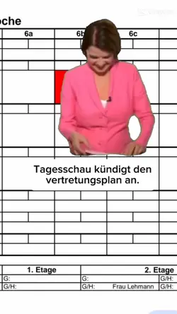 Der Vertretungsplan
