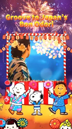 スヌーピーの盆踊り✨4clip