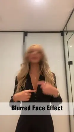 Blurry face