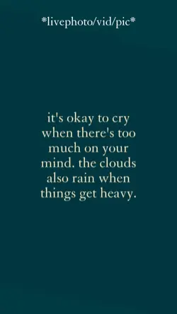 it's okay to be cry