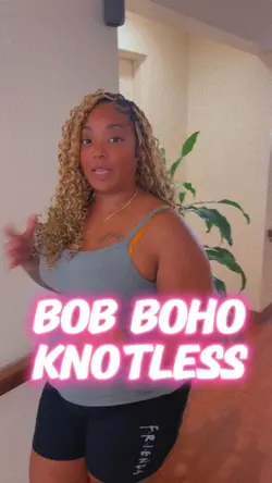 Boho Knotless bob