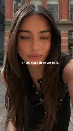 black outfit