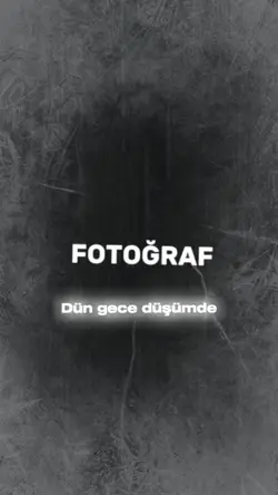 dün gece düşümde