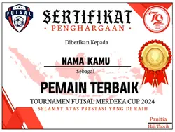 sertifikat futsal