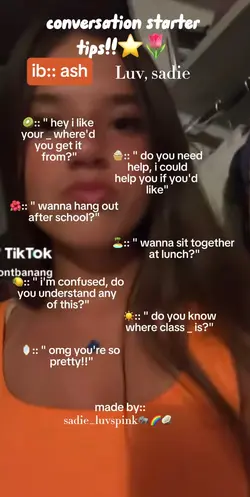 conversation ideas!!