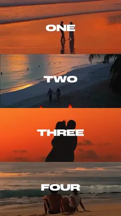 one two three four