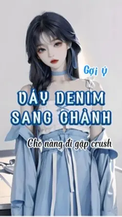 Váy denim xinh