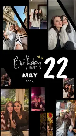 Birthday 22 May 2026