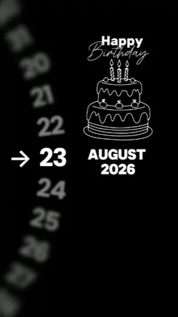 HBD 23 August 