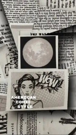 American comic
style