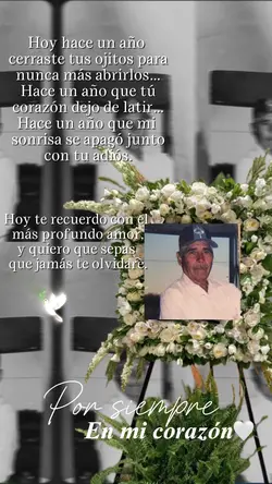 1 año sin ti😭💔