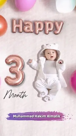 Happy 3 Month Baby