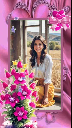 marco floral 