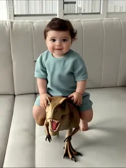 Riding Dinosaur🦖✨