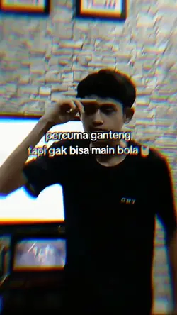 Percuma ganteng