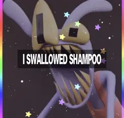 I SWALLOWED SHAMPOO🥹