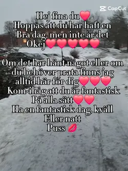 du är fantastisk 