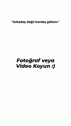 Arkadaş şablon