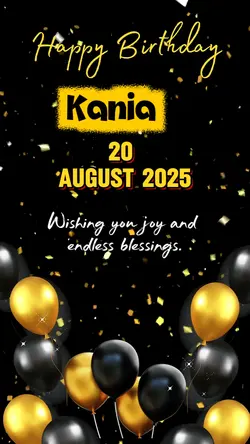 Birthday 20 August
