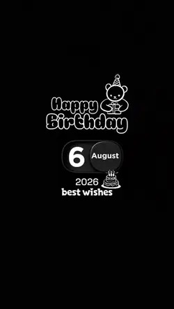 Hbd 6 august 2026