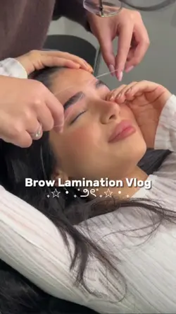 Brow Lamination Vlog