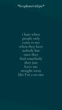 come and leave