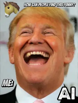 AI FUNNY FACE HORSE