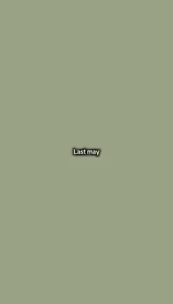 Last May, this may