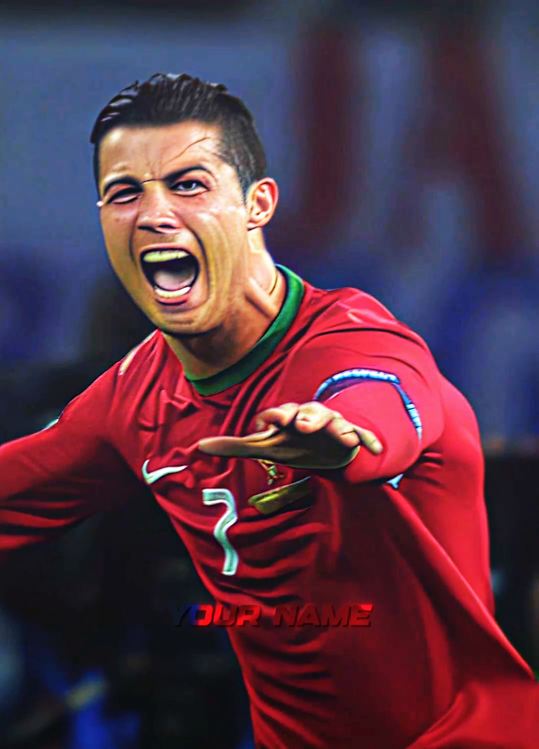 Ronaldo With Text Template - Pippit