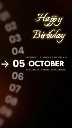 HBD 5 OCTOBER