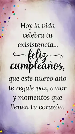 feliz cumpleaños