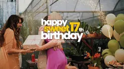 sweet 17th birthday