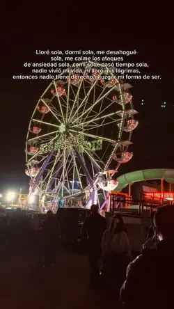 Llore sola