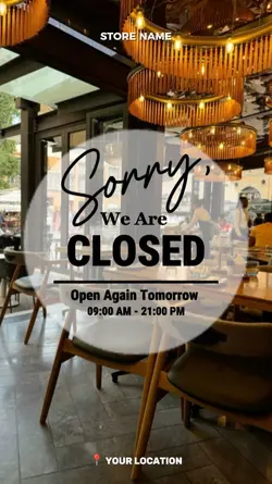 we are closed