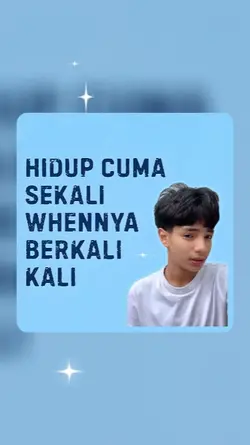 hidup cuma sekali