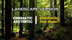 Cinematic landscape 
