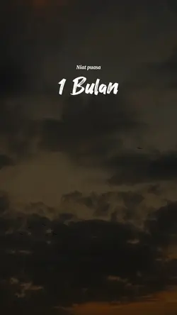 Niat puasa 1 bulan