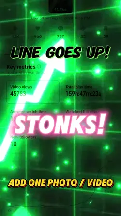 THE LINE GOES UP!