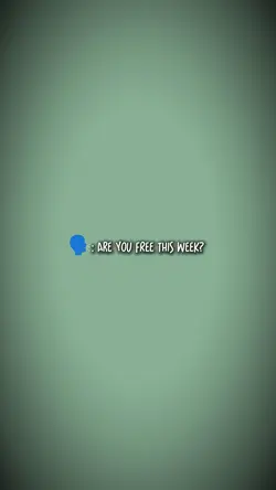 Are u free this week