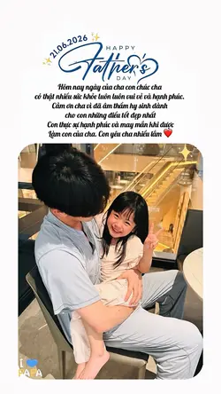 Ngày của cha 2026
