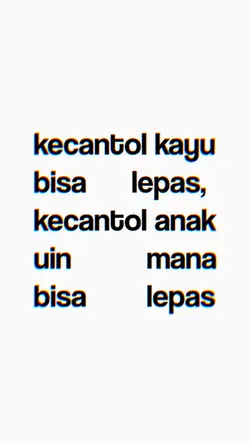 kecantol anak uin