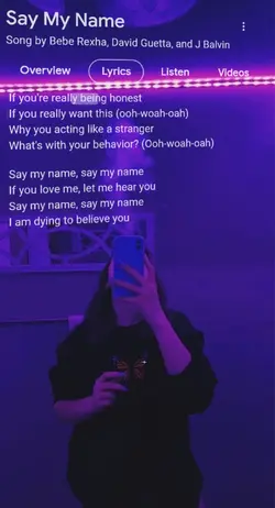 say my name
