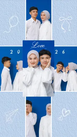 FOTO BIRU AESTHETIC 