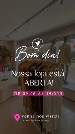 Loja aberta