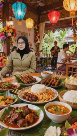 makan dengan sate