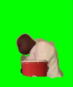 guy breaks chair
