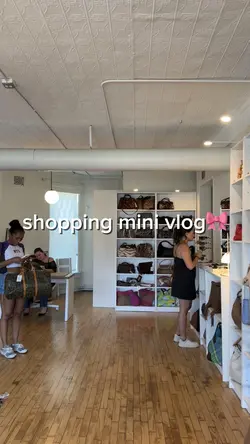 shopping mini vlog🛍️🎀
